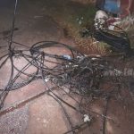 Termina con graves quemaduras por descarga eléctrica cerca de la Rotonda Universitaria managua