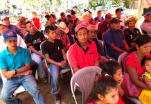 Familias de Murra celebran la inauguración de energía eléctrica nicaragua