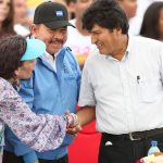 Daniel y Rosario envían mensaje a Bolivia por el aniversario 13 de su revolución nicaragua