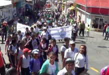 Marchan en Boaco para decir No a las quemas forestales