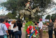 Jalapa inauguró monumento en honor al General Sandino nicaragua