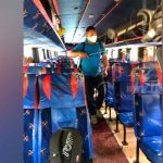 Continúan jornadas de desinfección al sector transporte en Jalapa nicaragua