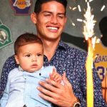 James Rodríguez celebra el primer año de su hijo Samuel colombia