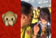 Hincha colombiano ofende y se burla de japonesas en el Mundial colombia