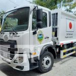 San Rafael del Norte recibe de Japón un camión compactador de basura nicaragua