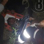 Motociclista pierde el control y cae a orillas de un río en Jinotega nicaragua