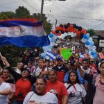 Jinoteganos caminan por la paz y los derechos restituidos nicaragua