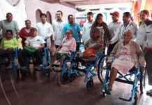 Entregan medios auxiliares a personas con discapacidad en Jinotega nicaragua