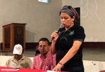 Mujeres realizan proclama contra la violencia de género en Jalapa nicaragua
