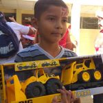 En León niñas y niños disfrutan de los juguetes entregados por el Gobierno nicaragua