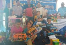 Juguetes alegran la Navidad a niños y niñas de San Rafael del Sur nicaragua