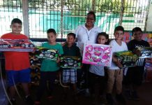 Con mucha alegría niños de Tipitapa reciben su juguete nicaragua