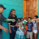 Alcaldía entrega otra vivienda digna en comunidad de Juigalpa nicaragua