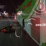 Motociclista con graves lesiones al impactar con un bus en Juigalpa nicaragua