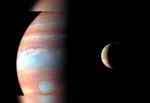 Foto: Una insólita tormenta rosada de nubes brillantes aparece en Júpiter nasa