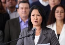 Keiko Fujimori pide a presidente de Perú iniciar diálogo peru