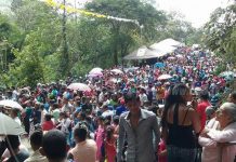Celebran el Día de la Virgen de Lourdes en San Juan de Río Coco nicaragua