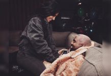 Kim Kardashian y Kanye West subidos de tono en un balcón (Fotos) kim kardashian