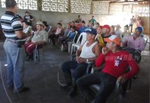 Nueva Guinea: Policía se reúne con comunidad para fortalecer el trabajo nicaragua