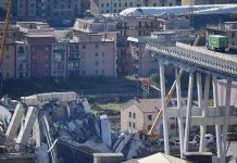 Autoridades italianas elevan a 37 los muertos por derrumbe de Génova italia