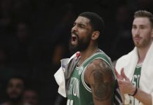 Irving anota 30 en victoria de Celtics sobre Lakers james