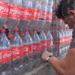 Estelí: Joven lleva a cabo construcción de vivienda con botellas plásticas nicaragua