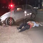 Hombre pierde el control de su vehículo y se accidenta en Carretera a Masaya nicaragua