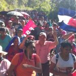 Familias de la comunidad El Bálsamo se desbordan para clamar por la paz y la tranquilidad nicaragua