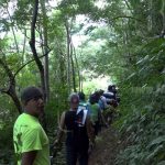 MARENA promueve senderismo en ruta arqueológica de la Laguna de Diriá nicaragua