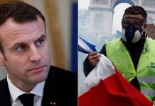 Macron lamenta muerte de 11 personas en manifestaciones de «chalecos amarillos» francia