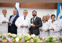 La delegación de la federación de Rusia visitó Nicaragua delegacion