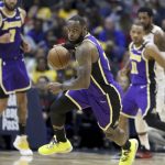 Con triple-doble de LeBron Lakers superan a Pelicans lebron james