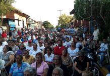 Promoción de militantes sandinistas en La Ermita de Dolores nicaragua