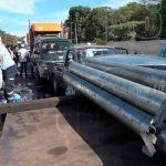 Conductor de cabezal provoca quíntuple colisión en León