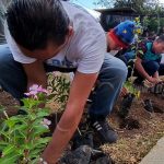 Siembra de plantas en honor al poeta guerrillero Leonel Rugama nicaragua