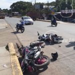 Dos lesionados por colisión de motociclistas en Juigalpa sucesos