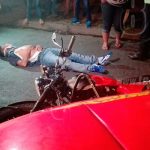 Managua: Motociclista resulta lesionado en accidente de tránsito lesionado en managua