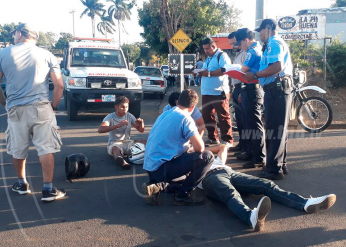 accidente en managua
