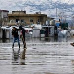 Muere otro menor sirio refugiado en el Líbano a causa de la tormenta Miriam libano