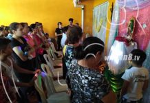 Familia capitalina celebra a la Virgen Morena por sanación de cáncer nicaragua