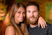 Lionel Messi y las intensas caricias a su esposa en plena fiesta lionel messi