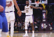 James y Davis brillan en triunfo de Lakers sobre Dallas lebron james