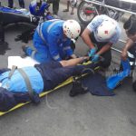 Managua: Joven oficial de la Policía Nacional resulta lesionado tras accidente