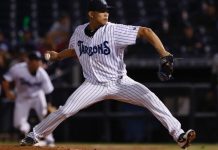 Jonathan Loaisiga en su mejor momento mlb