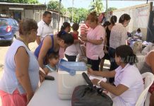 Feria de la salud comunitaria en barrio 11 de Mayo nicaragua
