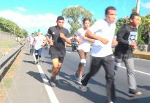 Realizan maratón Corremos hacia el Sol de la Libertad en Nindirí nicaragua