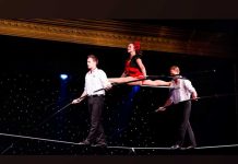 Una Familia de equilibristas cae de una altura de 9 metros familia