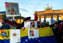 Manifestaciones en Madrid en apoyo a Nicolás Maduro madrid