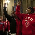 Maestros se van a huelga indefinida en Chicago, EE.UU. estados unidos