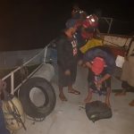 Fuerza Naval rescata a cuatro tripulantes de una lancha en Indio Maíz nicaragua